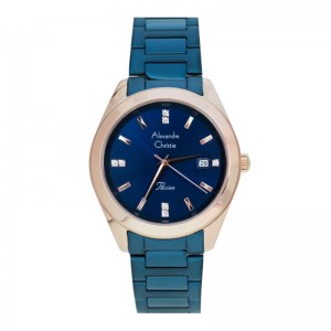 Alexandre Christie AC 2948 Rosegold Blue LDBURBU